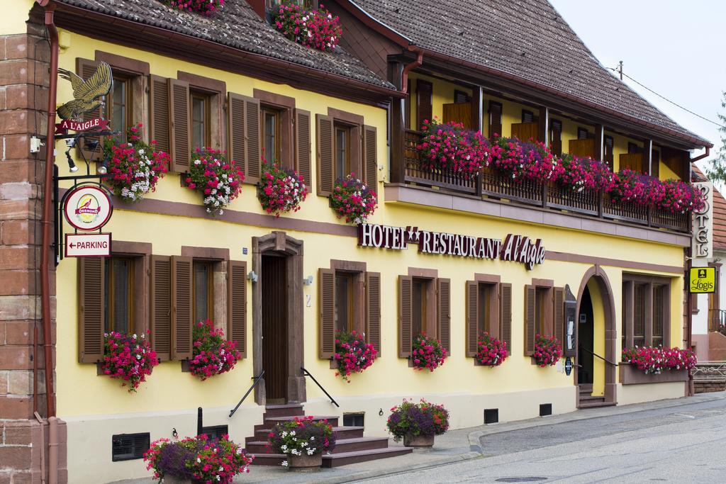 Restaurant A L'Aigle Hotel Wimmenau Exterior photo